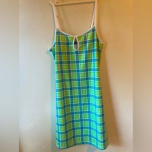 Delia’s Green Gingham Dress Size M